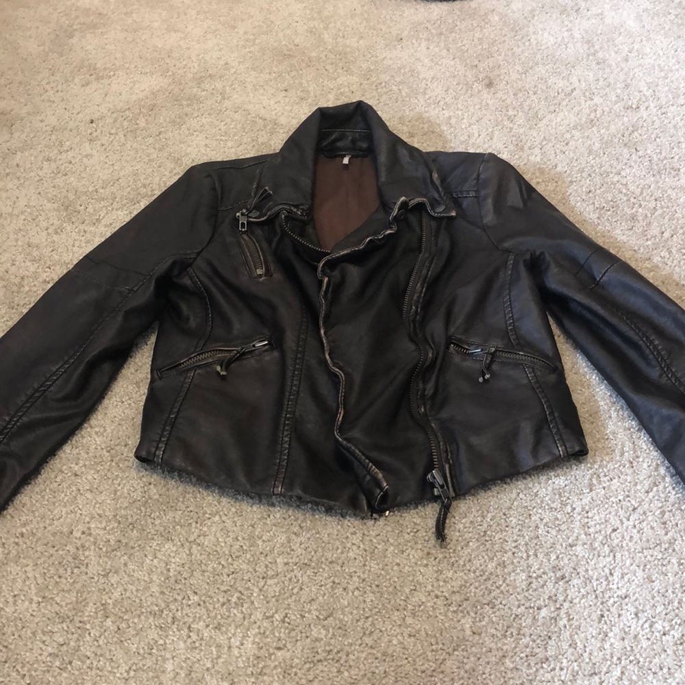 Leather jacket